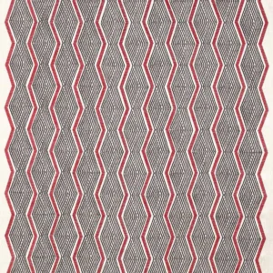 brown geometric embroideried fabric from Jane Churchill