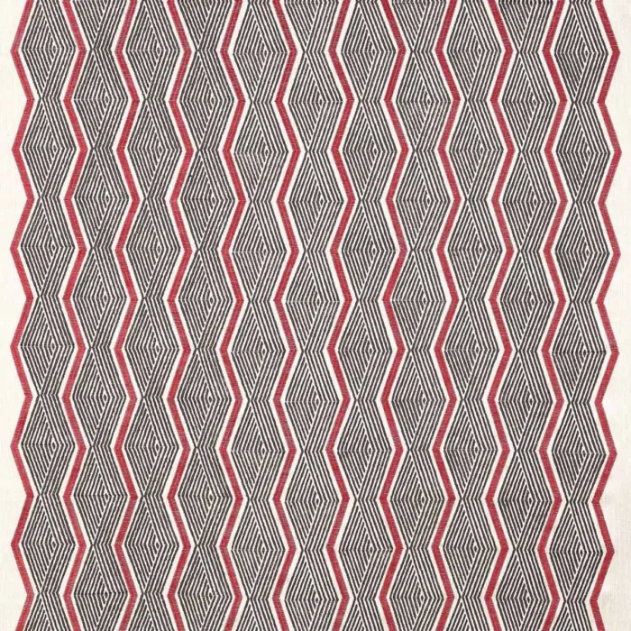 Zhiri Fabric - Red / Neutral swatch
