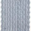 blue geometric embroideried fabric from Jane Churchill