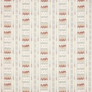black-grey striped cotton fabric from Jane Churchill