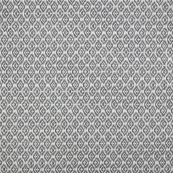 Ziva Fabric - Indigo by blue geometric woven fabric from Jane Churchill