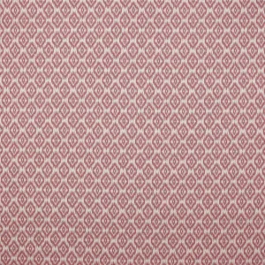 red geometric woven fabric from Jane Churchill
