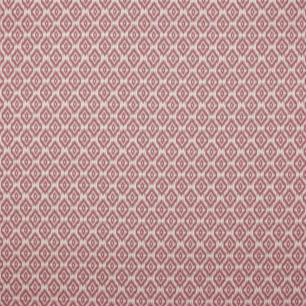 Ziva Fabric - Red by red geometric woven fabric from Jane Churchill