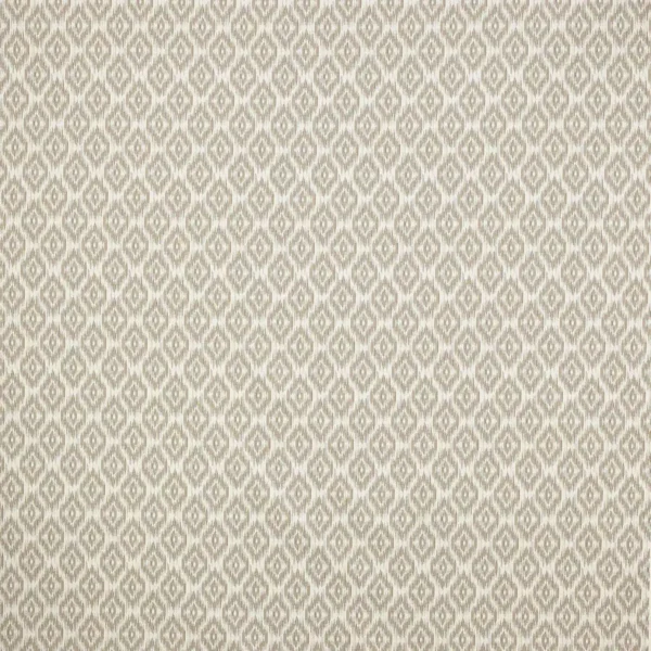 Ziva Fabric - Natural by brown geometric woven fabric from Jane Churchill