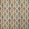 multicolour geometric linen fabric from Jane Churchill