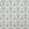 blue geometric linen fabric from Jane Churchill