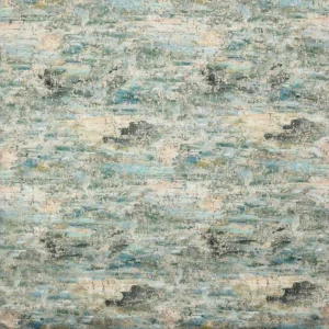 green misc velvet-chenille fabric from Jane Churchill