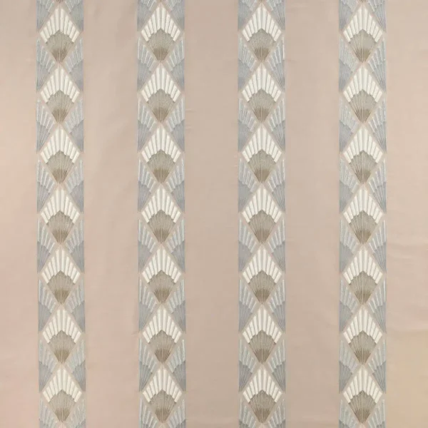 pink retro embroideried fabric from Jane Churchill