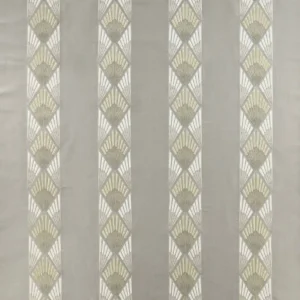 black-grey retro embroideried fabric from Jane Churchill