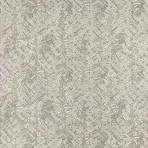 black-grey botanical embroideried fabric from Jane Churchill