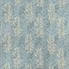 blue botanical embroideried fabric from Jane Churchill