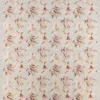 multicolour botanical embroideried fabric from Jane Churchill