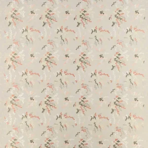 multicolour botanical embroideried fabric from Jane Churchill