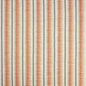 orange striped linen fabric from Jane Churchill