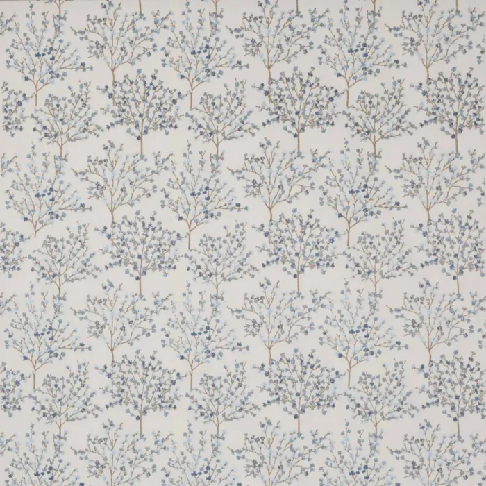 Blossom Tree Fabric - Blue swatch