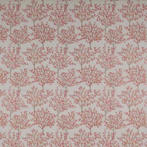 blue botanical embroideried fabric from Jane Churchill
