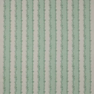 green striped embroideried fabric from Jane Churchill