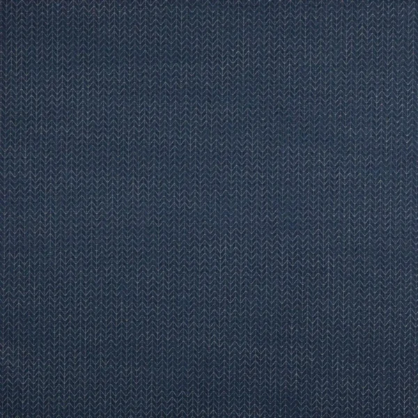Rhombus Fabric - Blue by blue geometric jacquard fabric from Jane Churchill