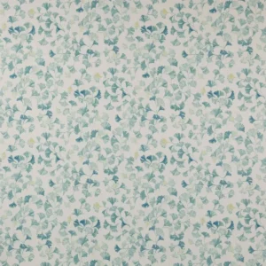 blue botanical cotton fabric from Jane Churchill