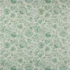 green botanical cotton fabric from Jane Churchill