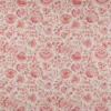 red botanical cotton fabric from Jane Churchill