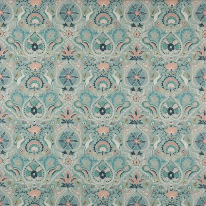 Roxton Fabric - Teal swatch