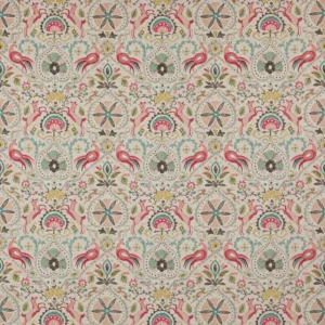 multicolour animal cotton fabric from Jane Churchill