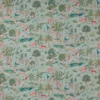 blue animal cotton fabric from Jane Churchill