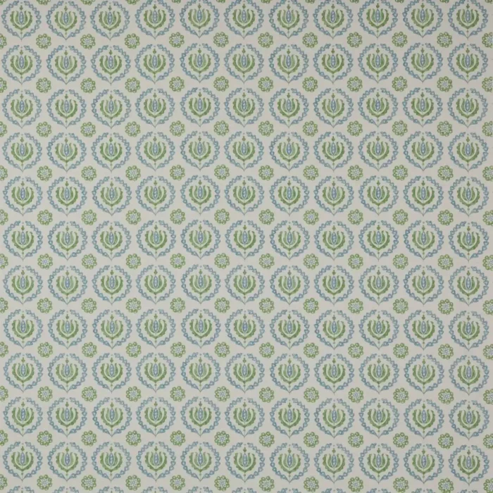 Kira Fabric - Green / Blue swatch