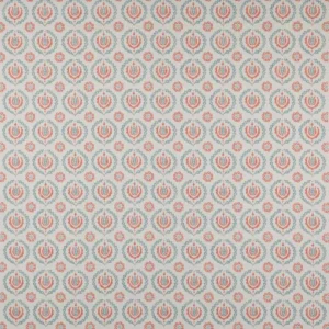 blue botanical cotton fabric from Jane Churchill