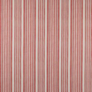 red striped cotton fabric from Jane Churchill