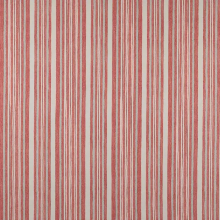 Tulsi Stripe Fabric - Red swatch