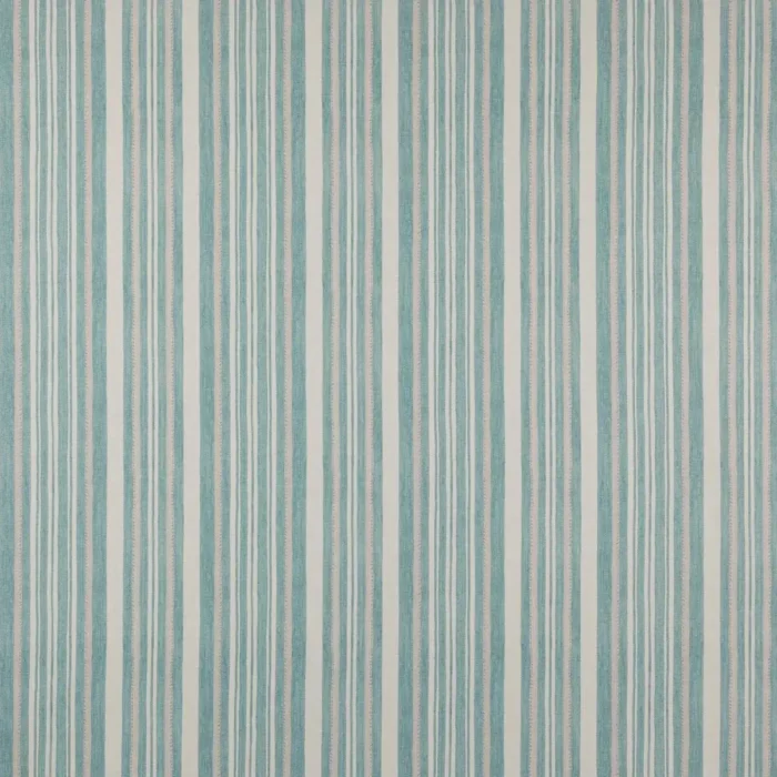 Tulsi Stripe Fabric - Aqua swatch