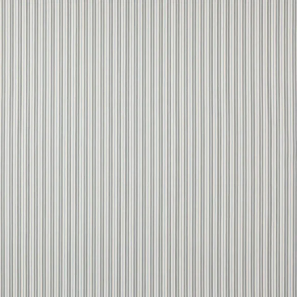 Heskin Stripe Fabric - Navy by blue striped cotton fabric from Jane Churchill