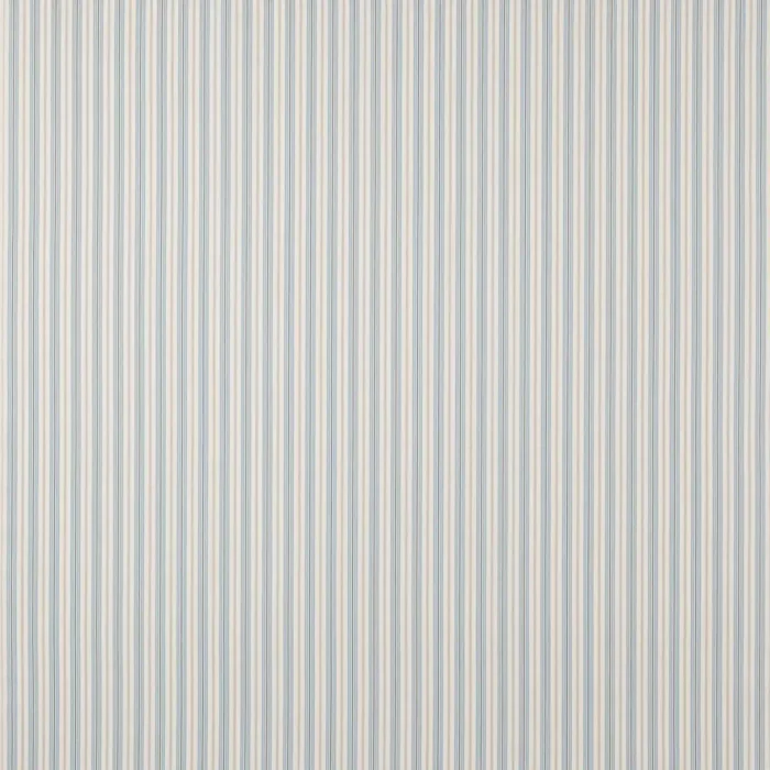 Heskin Stripe Fabric - Soft Blue swatch