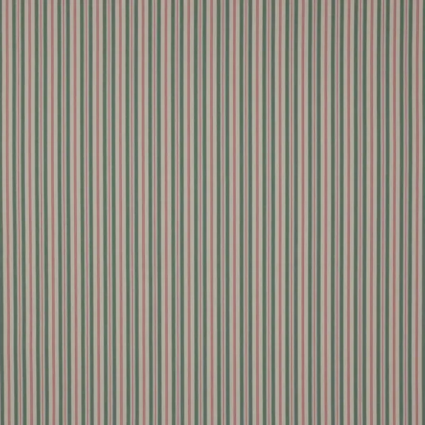 Hartwell Stripe Fabric - Teal by green striped cotton fabric from Jane Churchill