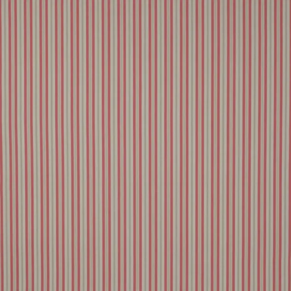 red striped cotton fabric from Jane Churchill