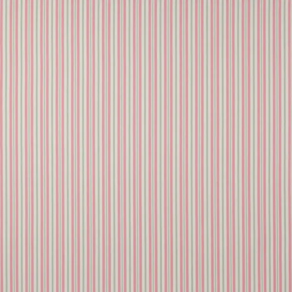 pink striped cotton fabric from Jane Churchill