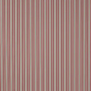 red striped cotton fabric from Jane Churchill