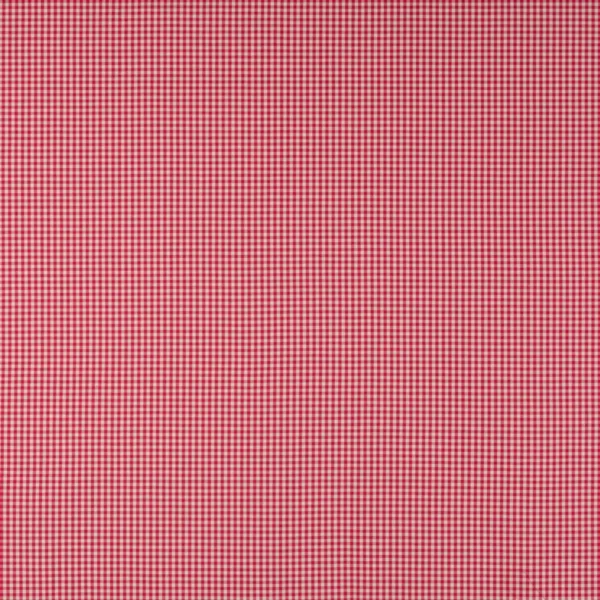 Otley Fabric - Red by red checked cotton fabric from Jane Churchill