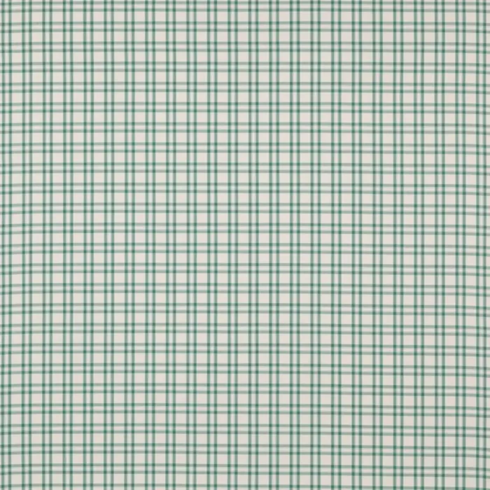 Blake Check Fabric - Teal swatch