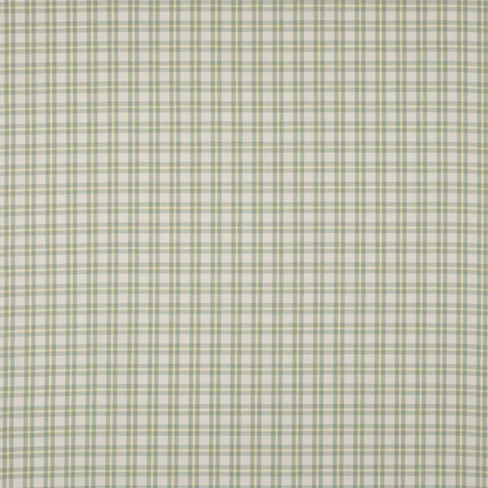 Blake Check Fabric - Aqua swatch