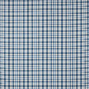 blue checked cotton fabric from Jane Churchill