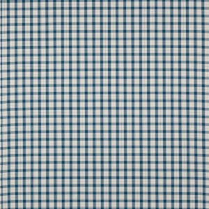 blue checked cotton fabric from Jane Churchill