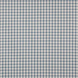 blue checked cotton fabric from Jane Churchill