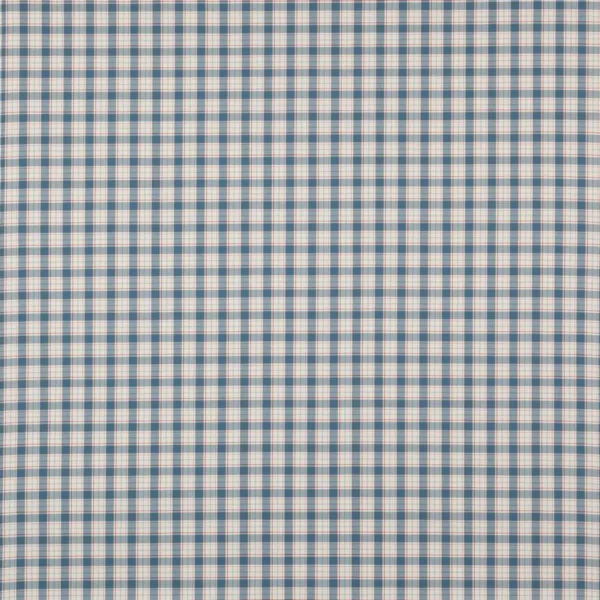 blue checked cotton fabric from Jane Churchill