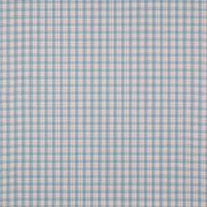 blue checked cotton fabric from Jane Churchill