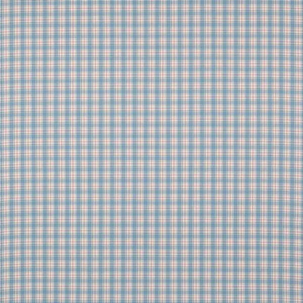 blue checked cotton fabric from Jane Churchill