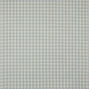 blue checked cotton fabric from Jane Churchill