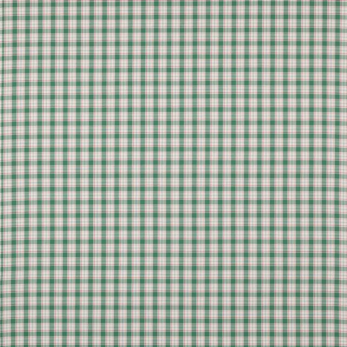 Barlow Check Fabric - Teal / Red swatch